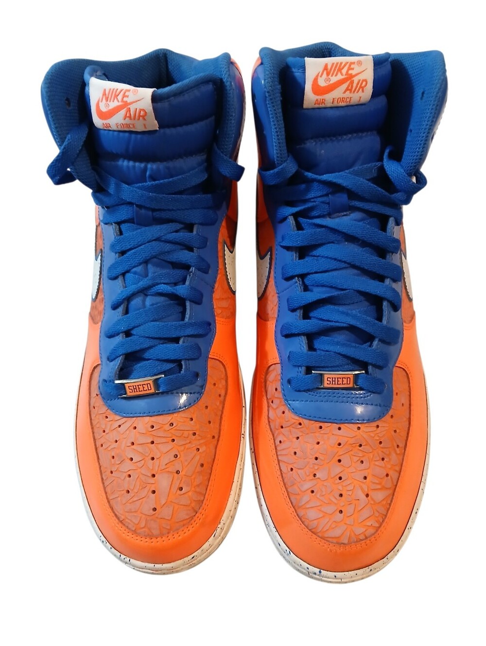 Nike Air Force 1 High 624185-800 CMFT PRM RW QS Sheed Mens SZ 13 Total Crimson